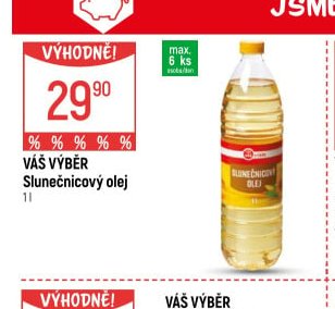 Váš Výběr Slunečnicový olej