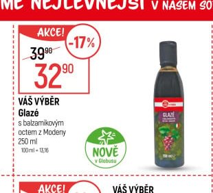 Váš Výběr Glazé s balzamikovým octem z Modeny