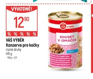 Váš Výběr Konzerva pro kočky
