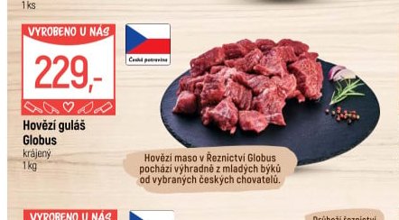 Hovězí guláš Globus