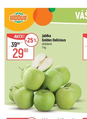 Jablka Golden Delicious