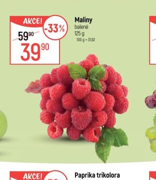 Maliny balené