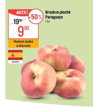 Broskve ploché Paraguayo
