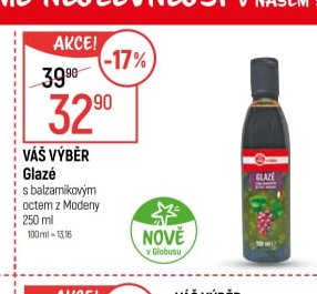 Váš Výběr Glazé s balzamikovým octem z Modeny - Globus aktualniletaky.eu