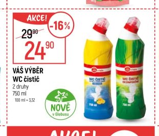 Váš Výběr WC čistič - Globus aktualniletaky.eu