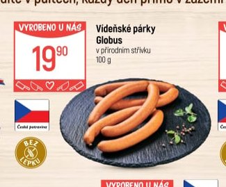 Vídeňské párky Globus - Globus aktualniletaky.eu