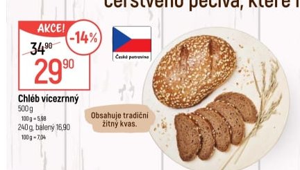 Chléb vícezrnný - Globus aktualniletaky.eu