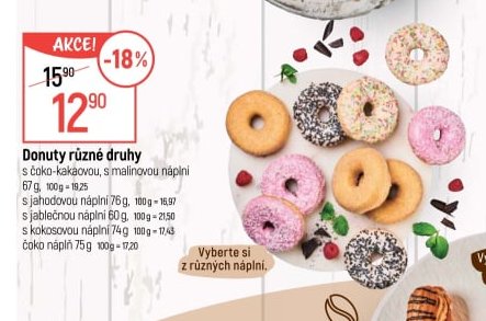 Donuty různé druhy - Globus aktualniletaky.eu