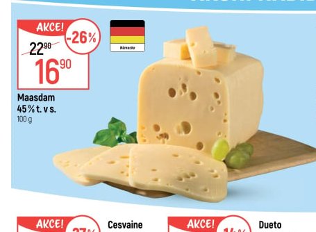 Maasdam 45% t. v s.