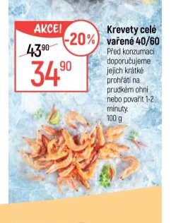 Krevety celé vařené 40/60 - Globus aktualniletaky.eu