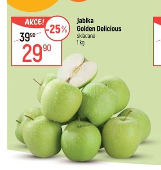 Jablka Golden Delicious - Globus aktualniletaky.eu