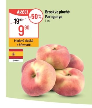 Broskve ploché Paraguayo