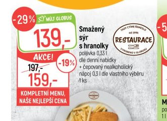 Smažený sýr s hranolky