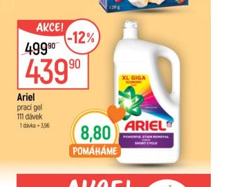 Ariel prací gel