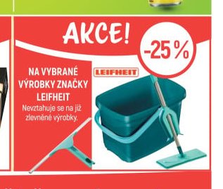 Na vybrané výrobky značky Leifheit