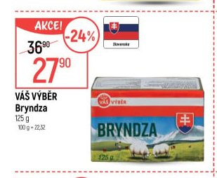 Váš Výběr Bryndza 125 g