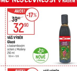 Váš výběr Glazé s balzamikovým octem z Modeny