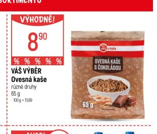 Váš výběr Ovesná kaše