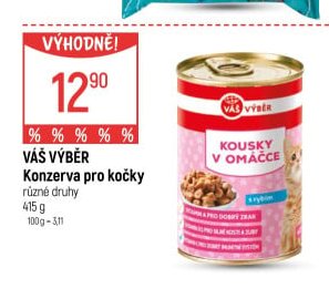 Váš výběr Konzerva pro kočky