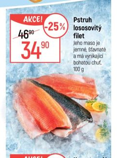 Pstruh lososovitý filet