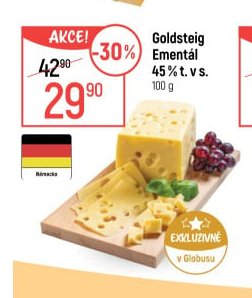 Goldsteig Ementál 45 % t. v s.