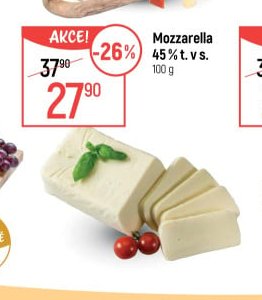 Mozzarella 45 % t. v s.