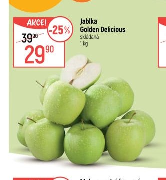 Jablka Golden Delicious