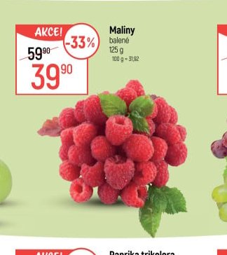 Maliny balené
