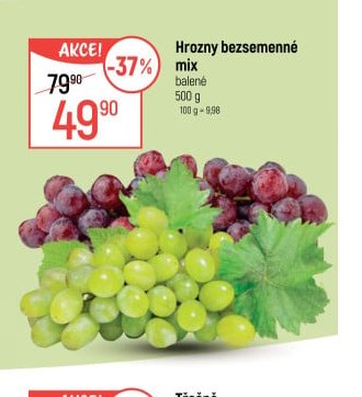 Hrozny bezsemenné mix balené