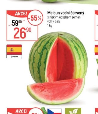 Meloun vodní červený