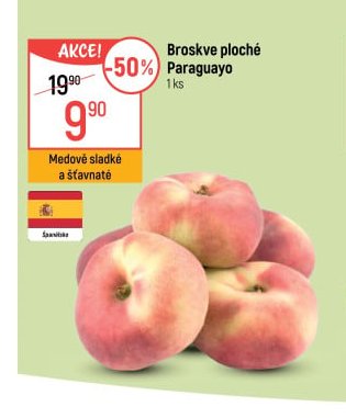 Broskve ploché Paraguayo