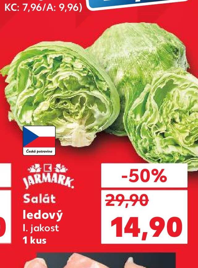 Salát ledový 1 kus