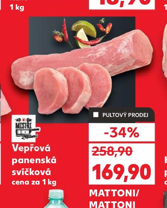 Vepřová panenská svíčková 1 kg