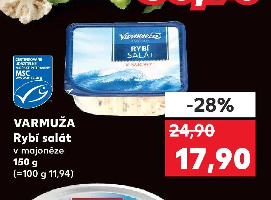 VARMUŽA Rybí salát v majonéze