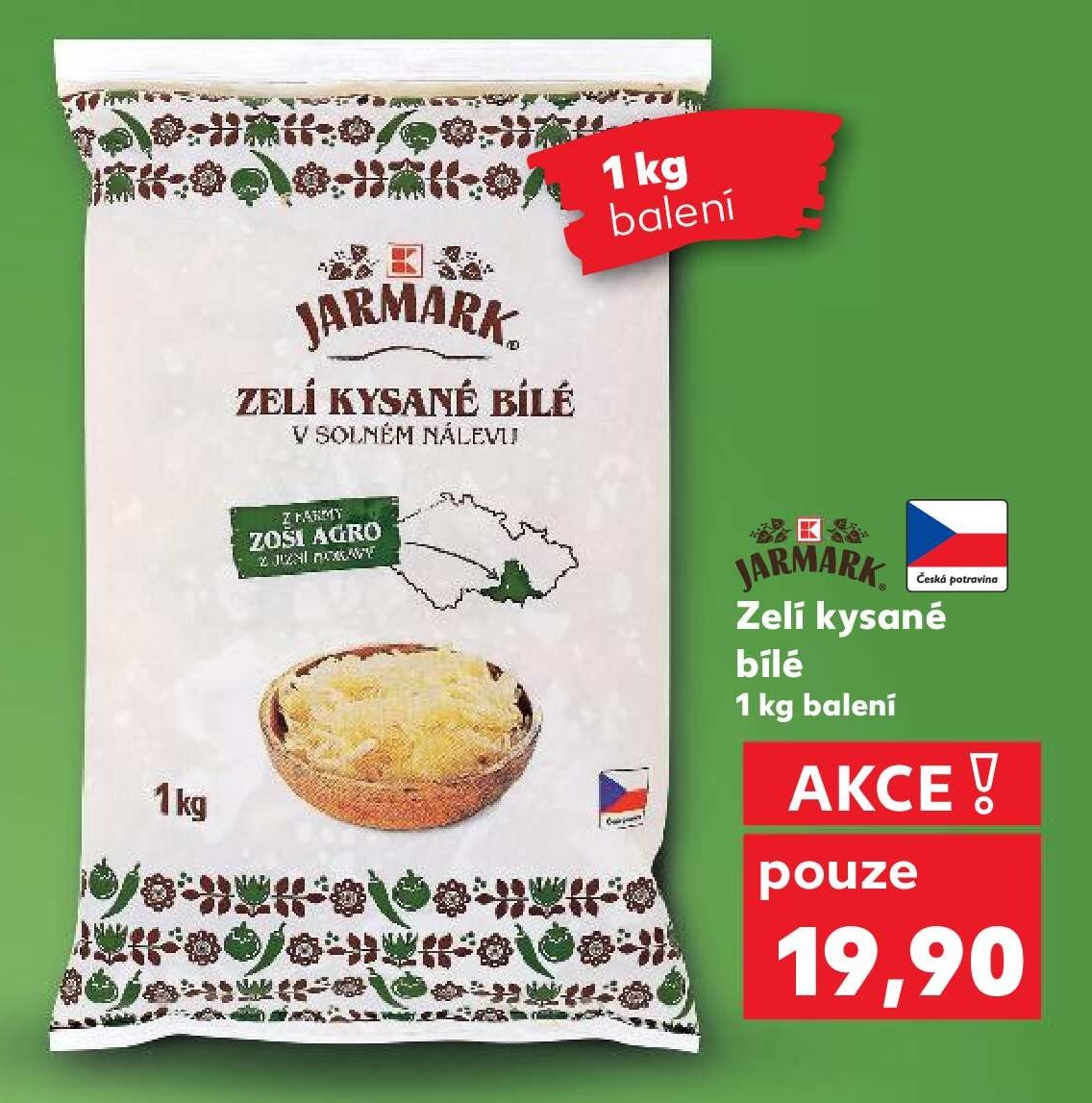 Jarmark Zelí kysané bílé 1 kg