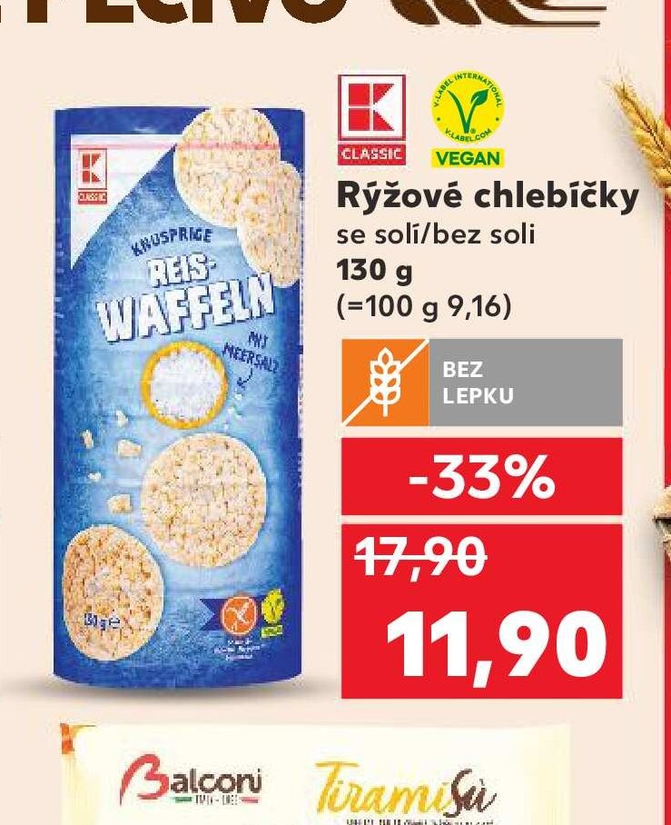 Rýžové chlebíčky