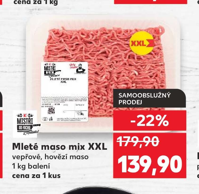 Mleté maso mix XXL