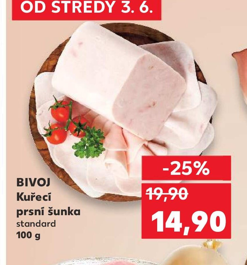 BIVOJ Kuřecí prsní šunka standard