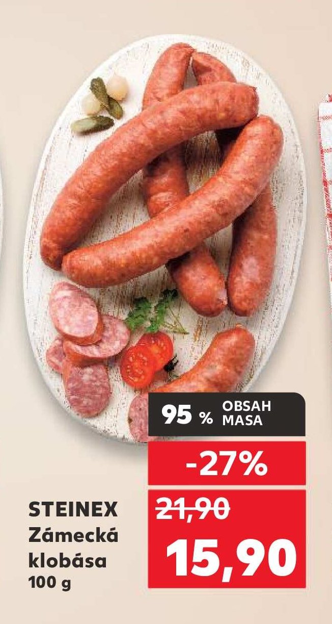 STEINEX Zámecká klobása