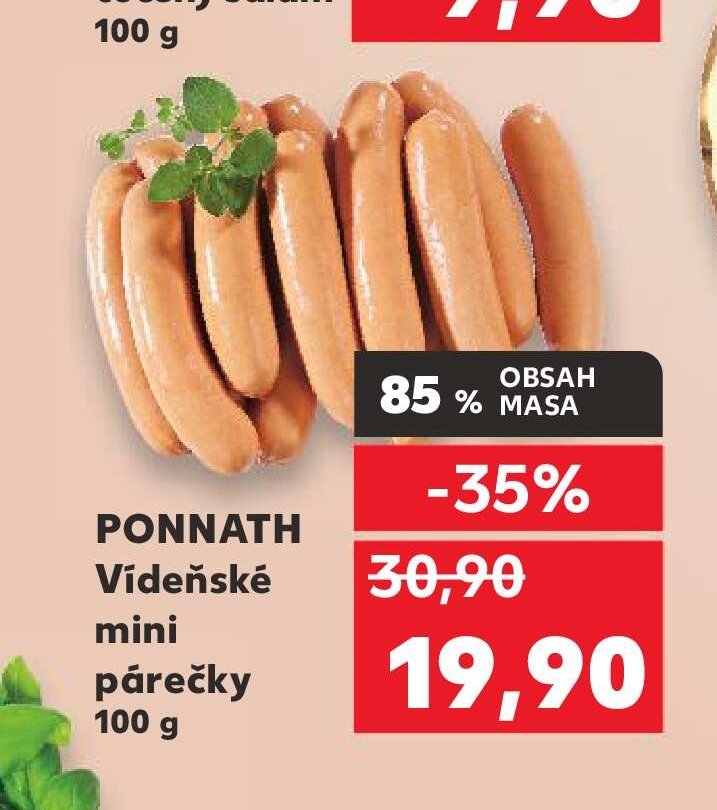 PONNATH Vídeňské mini párečky