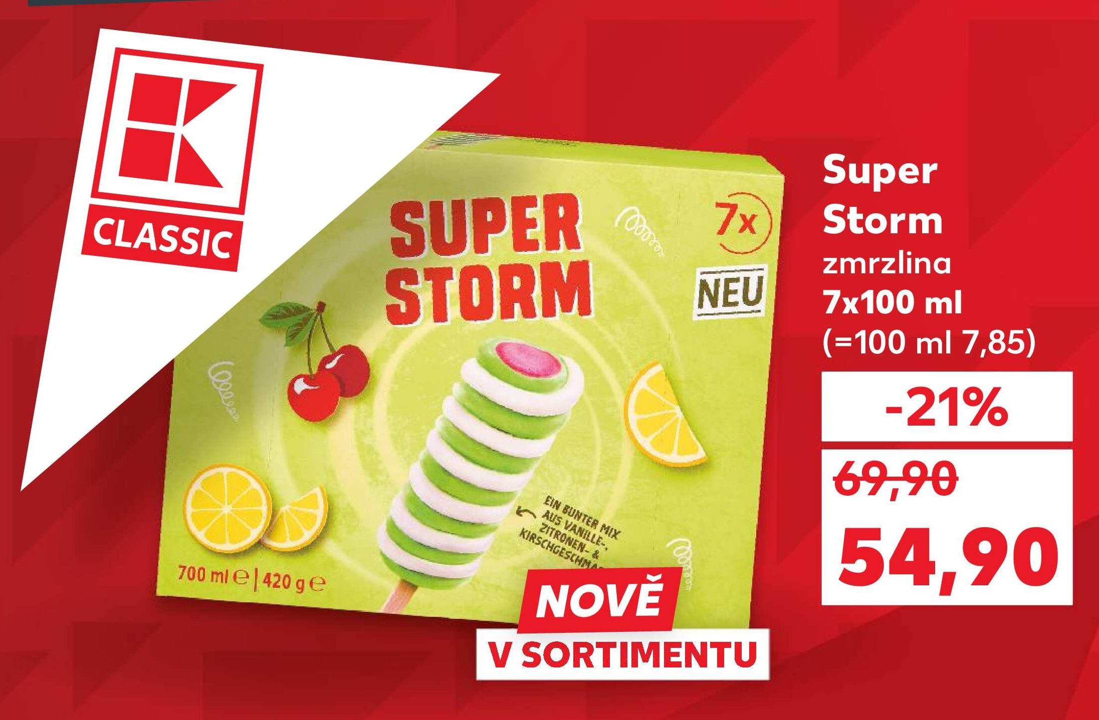 Super Storm zmrzlina