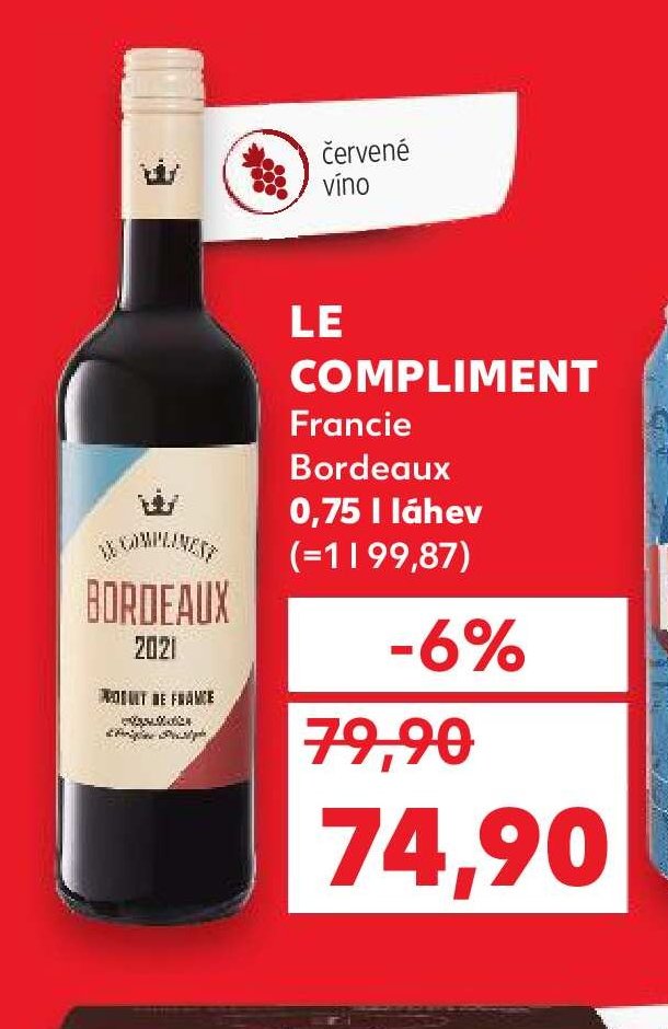 LE COMPLIMENT Francie Bordeaux
