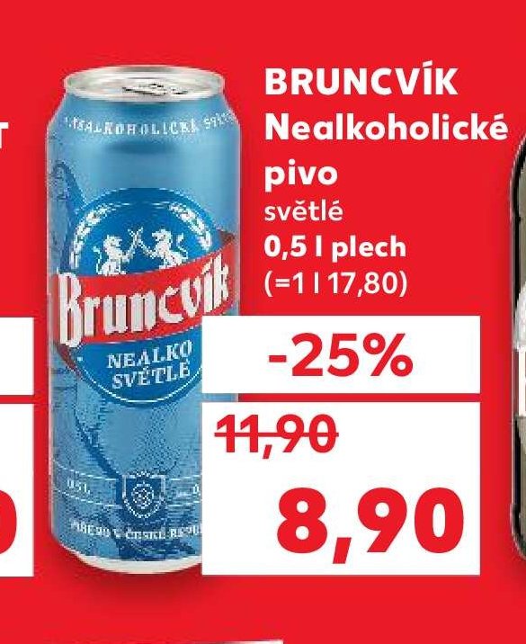 BRUNCVÍK Nealkoholické pivo