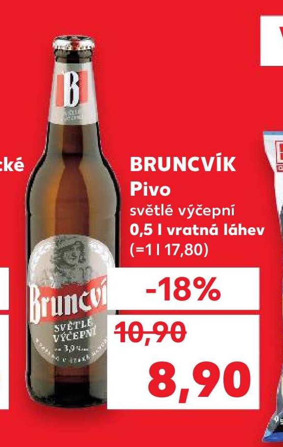 BRUNCVÍK Pivo světlé výčepní