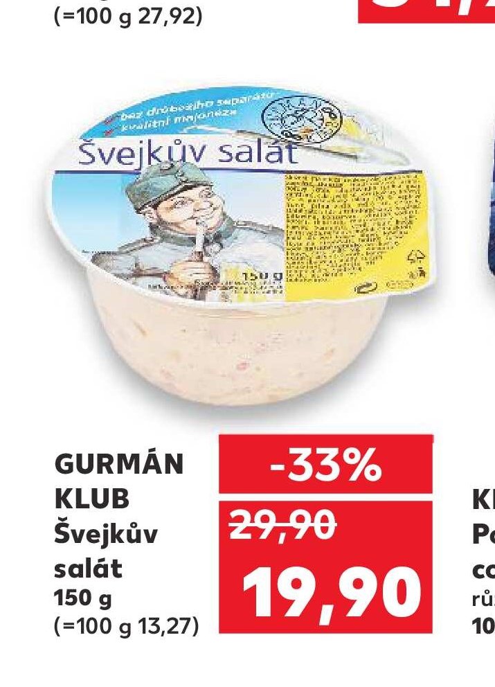GURMÁN KLUB Švejkův salát 150 g