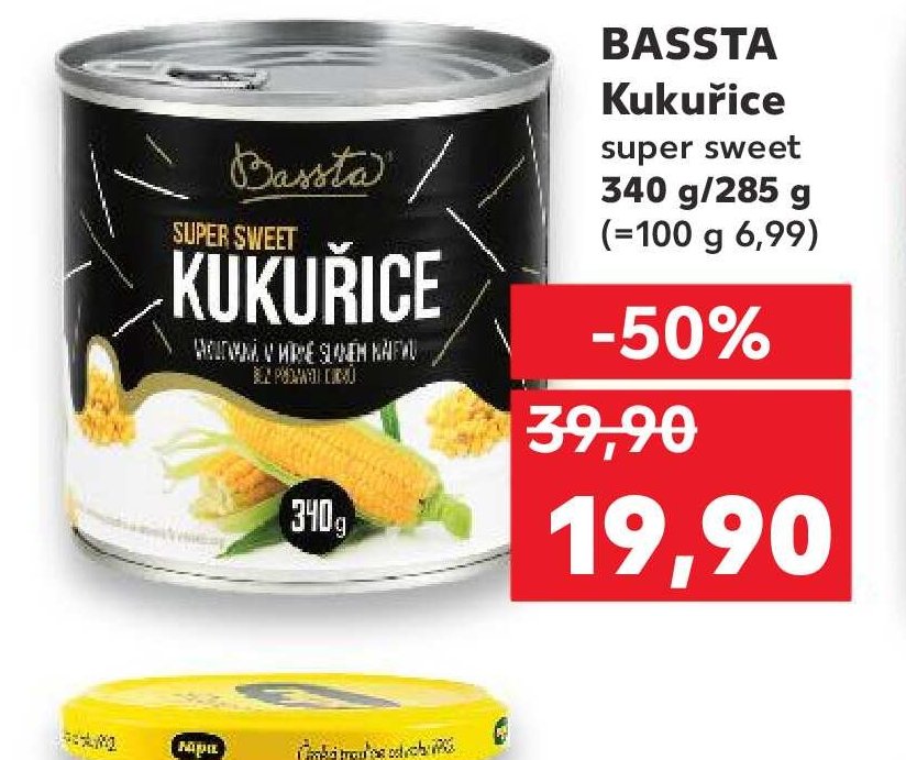 BASSTA Kukuřice super sweet