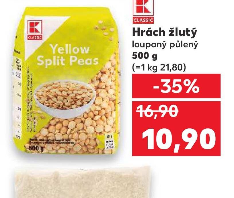 K CLASSIC Hrách žlutý