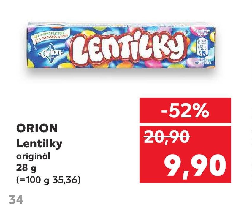 ORION Lentilky originál