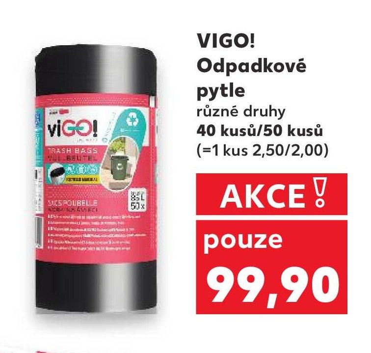 VIGO! Odpadkové pytle