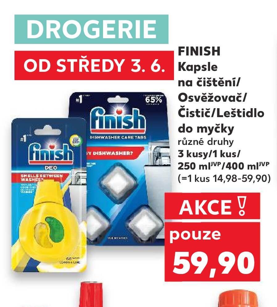 Finish na čištění/Osvěžovač/Čistič/Leštidlo do myčky